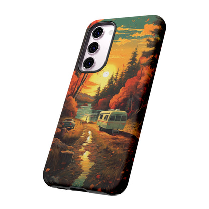 Wisconsin Landscape Retro Phone Case for iPhone 14 Pro Max 13 12 11 Se 2022 Xr Fits Samsung S23 Ultra S22 S21 A54 A14 And Pixel Xl 7 6a 5