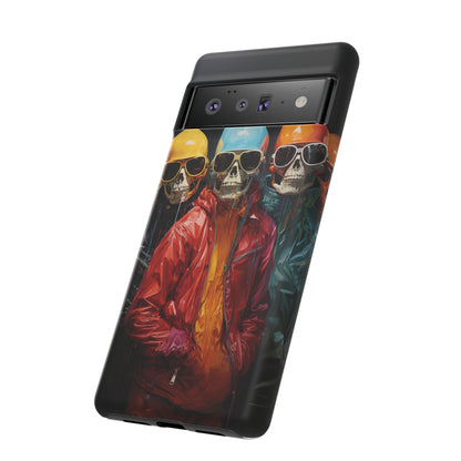 Hipster Skeletons | Halloween | Painting | Spooky | Phone Case | iPhone | Pixel | Samsung