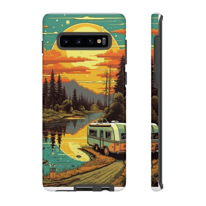 Maryland Retro Landscape Retro Phone Case for iPhone 14 Pro Max 13 12 11 Se 2022 Xr Fits Samsung S23 Ultra S22 S21 A54 A14 & Pixel Xl 7 6a 5