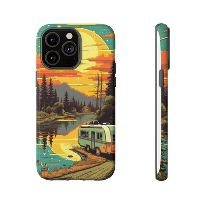 Maryland Retro Landscape Retro Phone Case for iPhone 14 Pro Max 13 12 11 Se 2022 Xr Fits Samsung S23 Ultra S22 S21 A54 A14 & Pixel Xl 7 6a 5