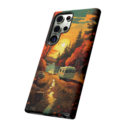 Wisconsin Landscape Retro Phone Case for iPhone 14 Pro Max 13 12 11 Se 2022 Xr Fits Samsung S23 Ultra S22 S21 A54 A14 And Pixel Xl 7 6a 5