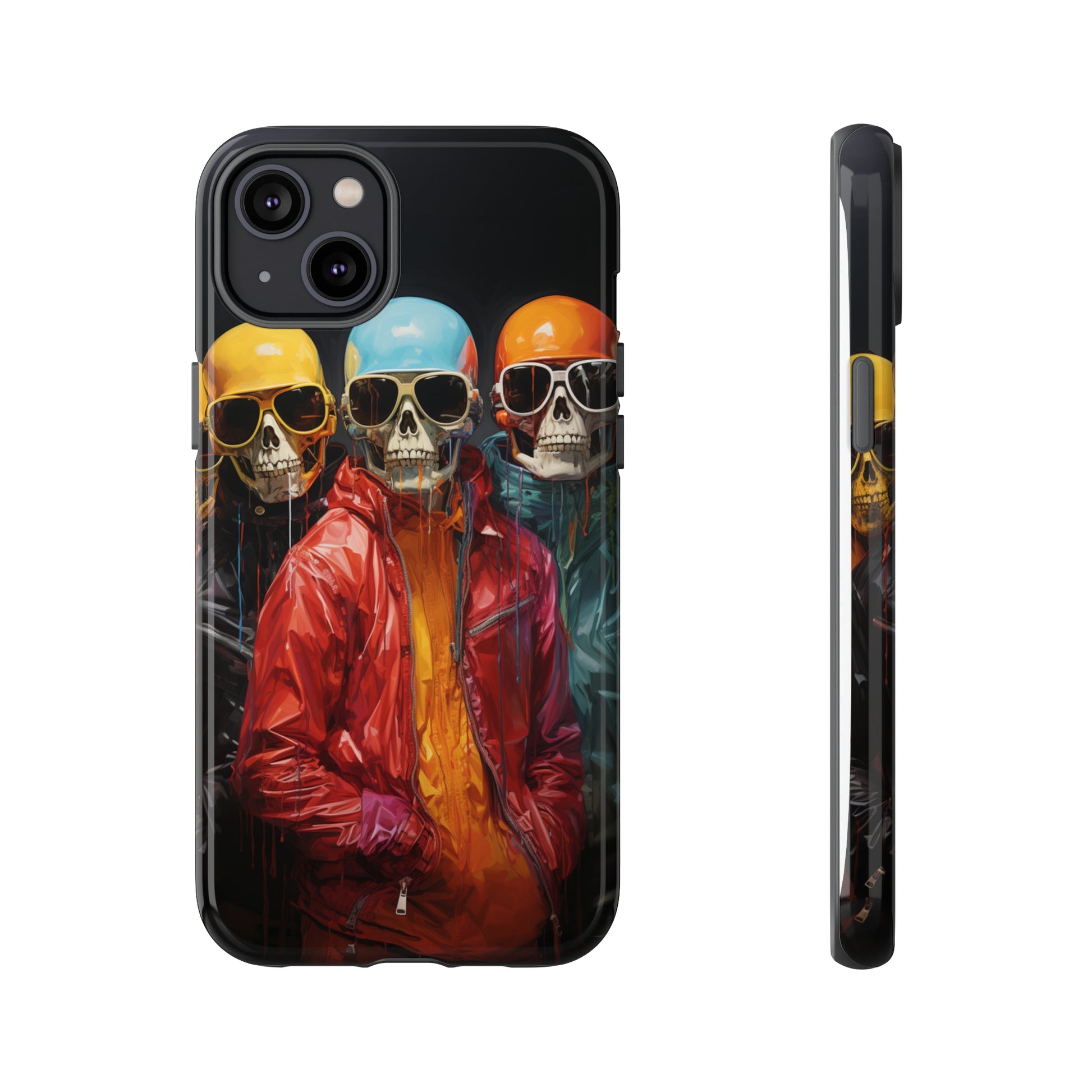 Hipster Skeletons | Halloween | Painting | Spooky | Phone Case | iPhone | Pixel | Samsung