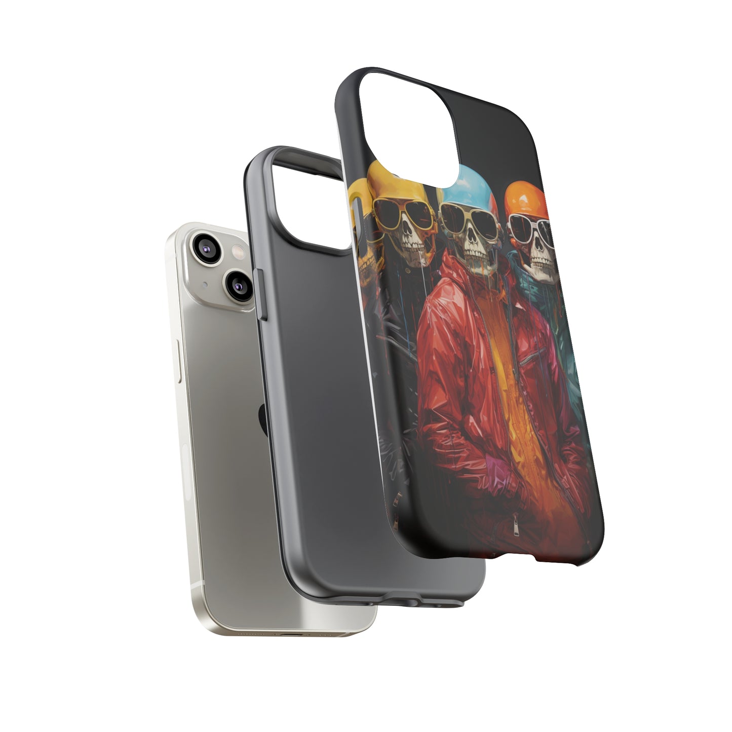 Hipster Skeletons | Halloween | Painting | Spooky | Phone Case | iPhone | Pixel | Samsung