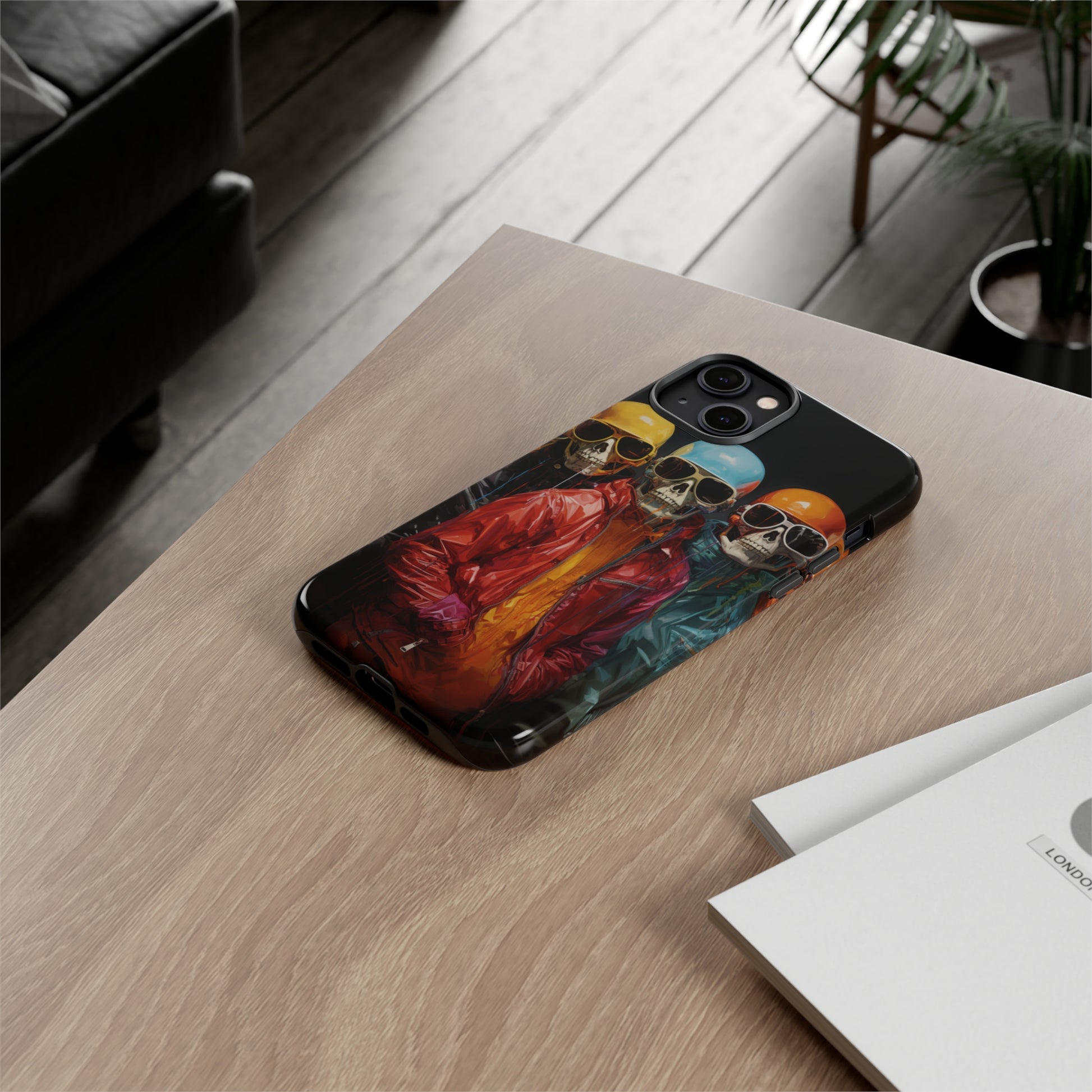 Hipster Skeletons | Halloween | Painting | Spooky | Phone Case | iPhone | Pixel | Samsung