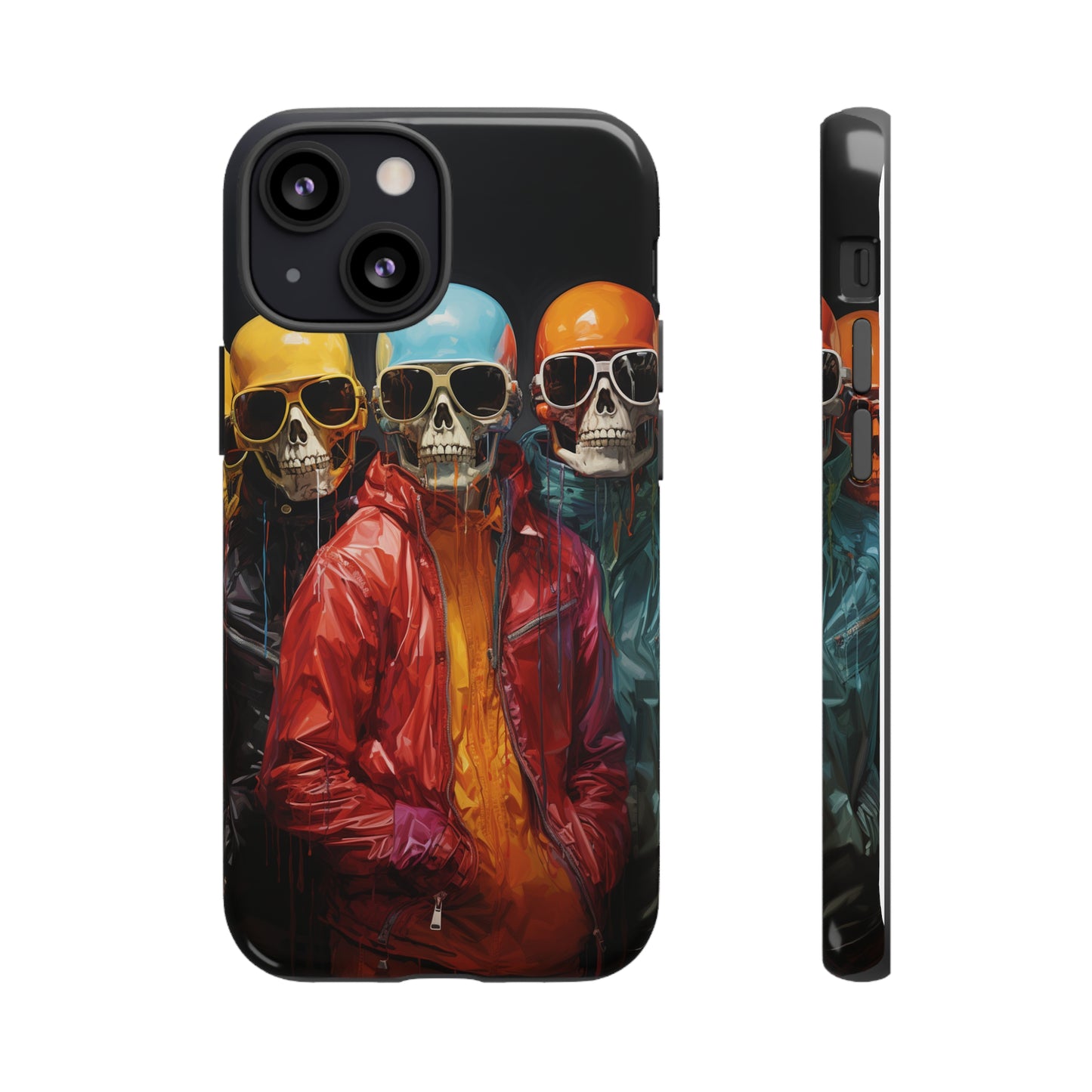 Hipster Skeletons | Halloween | Painting | Spooky | Phone Case | iPhone | Pixel | Samsung