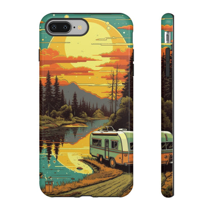 Maryland Retro Landscape Retro Phone Case for iPhone 14 Pro Max 13 12 11 Se 2022 Xr Fits Samsung S23 Ultra S22 S21 A54 A14 & Pixel Xl 7 6a 5