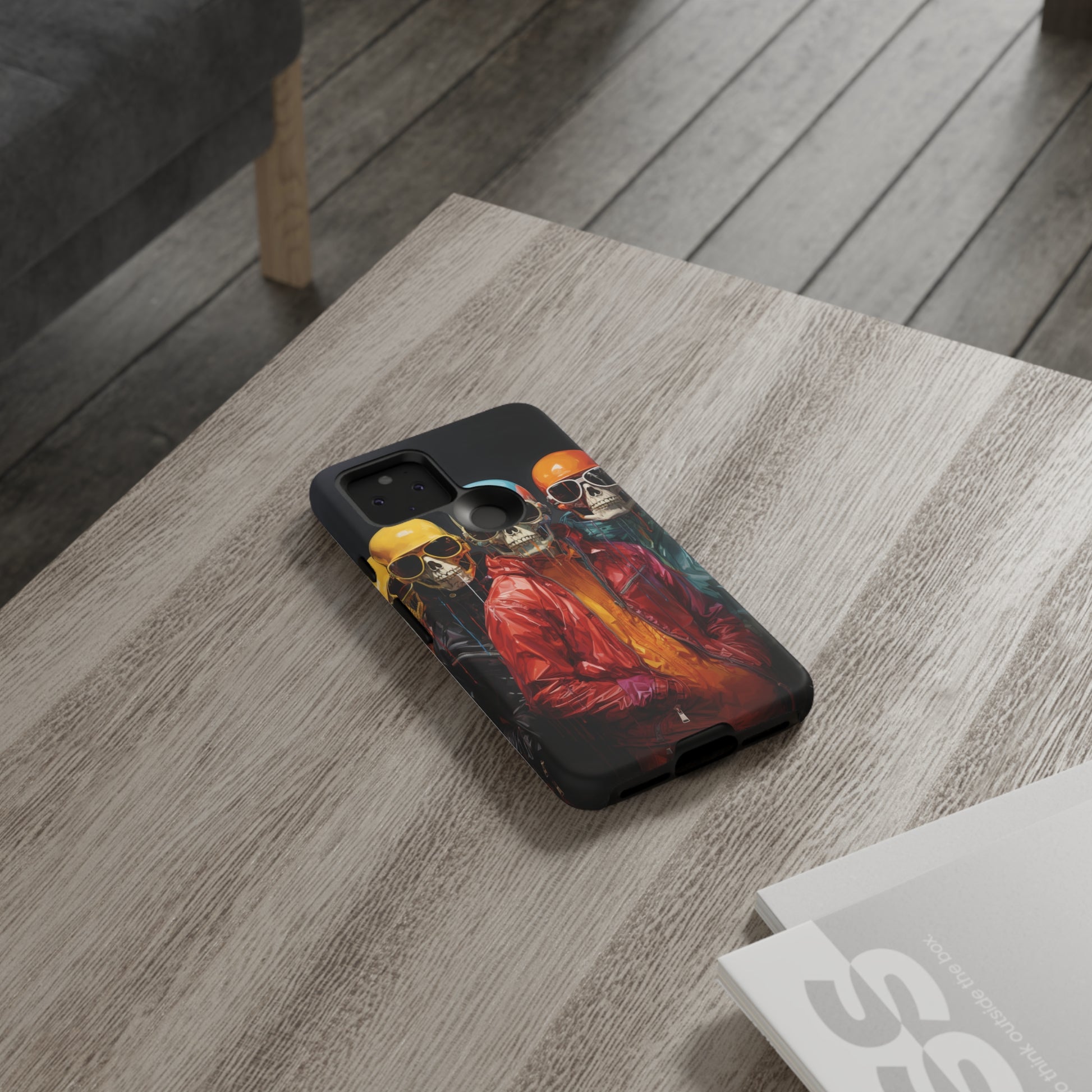 Hipster Skeletons | Halloween | Painting | Spooky | Phone Case | iPhone | Pixel | Samsung