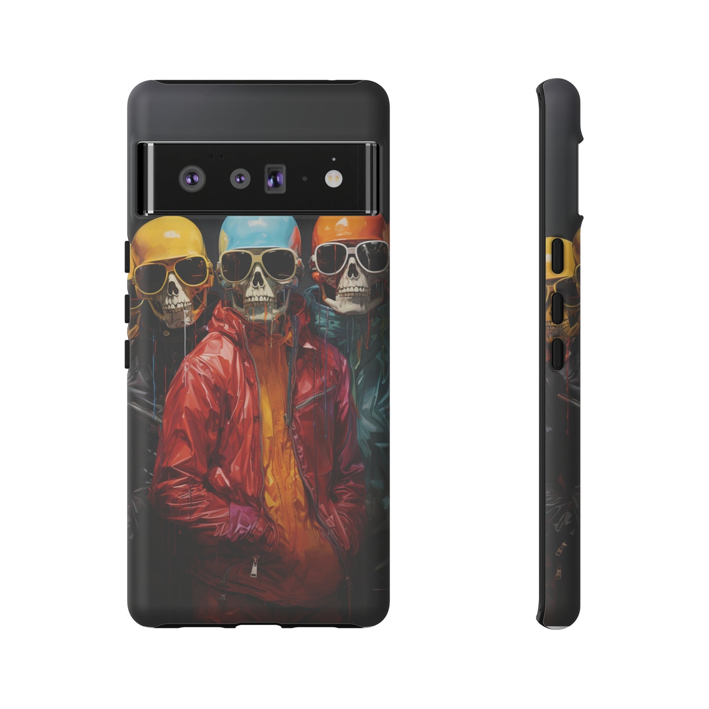 Hipster Skeletons | Halloween | Painting | Spooky | Phone Case | iPhone | Pixel | Samsung