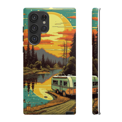 Maryland Retro Landscape Retro Phone Case for iPhone 14 Pro Max 13 12 11 Se 2022 Xr Fits Samsung S23 Ultra S22 S21 A54 A14 & Pixel Xl 7 6a 5