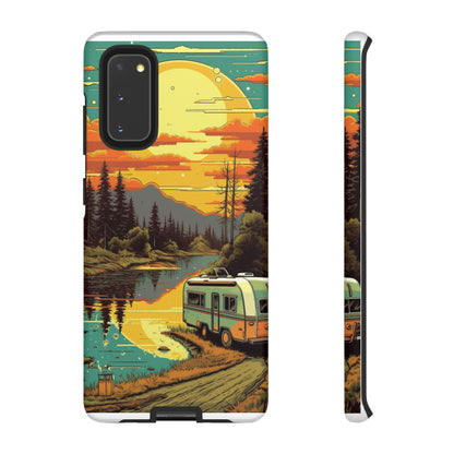 Maryland Retro Landscape Retro Phone Case for iPhone 14 Pro Max 13 12 11 Se 2022 Xr Fits Samsung S23 Ultra S22 S21 A54 A14 & Pixel Xl 7 6a 5