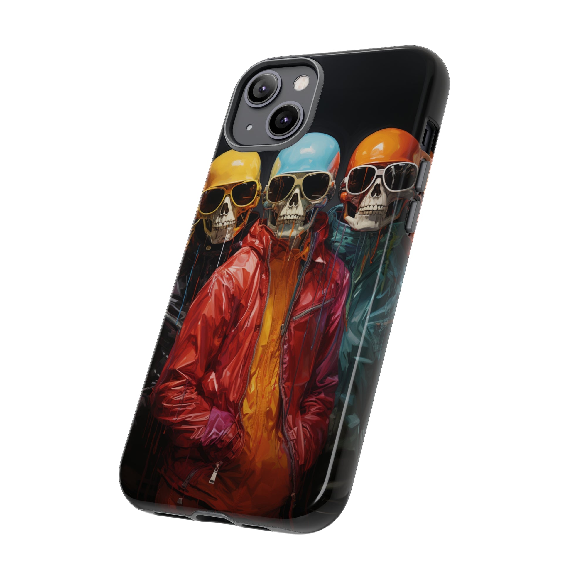 Hipster Skeletons | Halloween | Painting | Spooky | Phone Case | iPhone | Pixel | Samsung