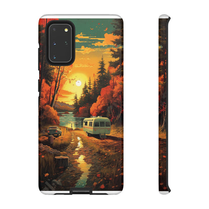 Wisconsin Landscape Retro Phone Case for iPhone 14 Pro Max 13 12 11 Se 2022 Xr Fits Samsung S23 Ultra S22 S21 A54 A14 And Pixel Xl 7 6a 5