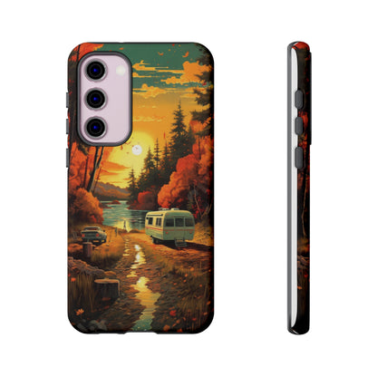 Wisconsin Landscape Retro Phone Case for iPhone 14 Pro Max 13 12 11 Se 2022 Xr Fits Samsung S23 Ultra S22 S21 A54 A14 And Pixel Xl 7 6a 5