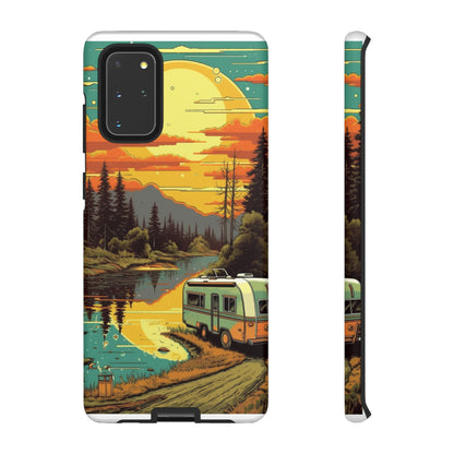 Maryland Retro Landscape Retro Phone Case for iPhone 14 Pro Max 13 12 11 Se 2022 Xr Fits Samsung S23 Ultra S22 S21 A54 A14 & Pixel Xl 7 6a 5