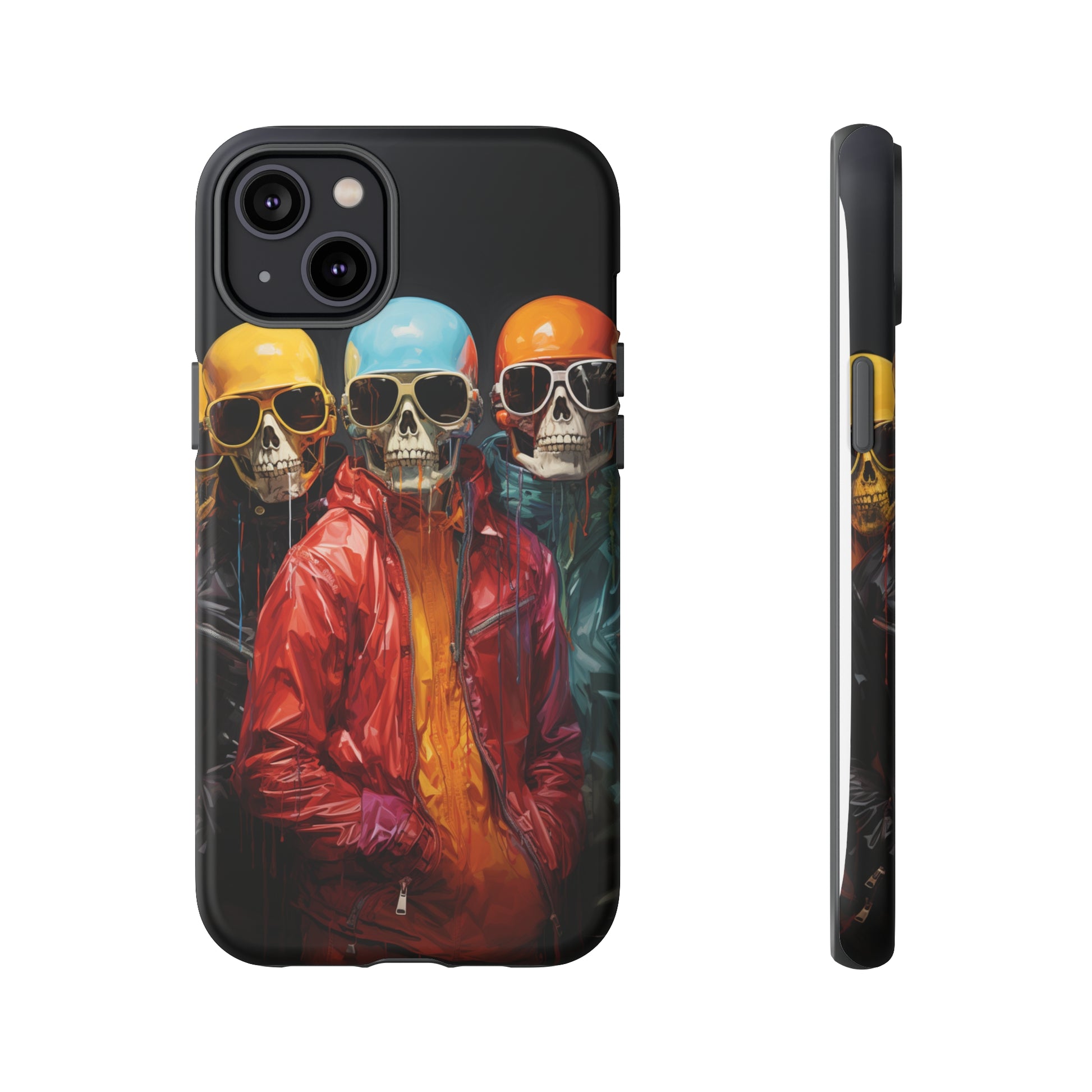 Hipster Skeletons | Halloween | Painting | Spooky | Phone Case | iPhone | Pixel | Samsung