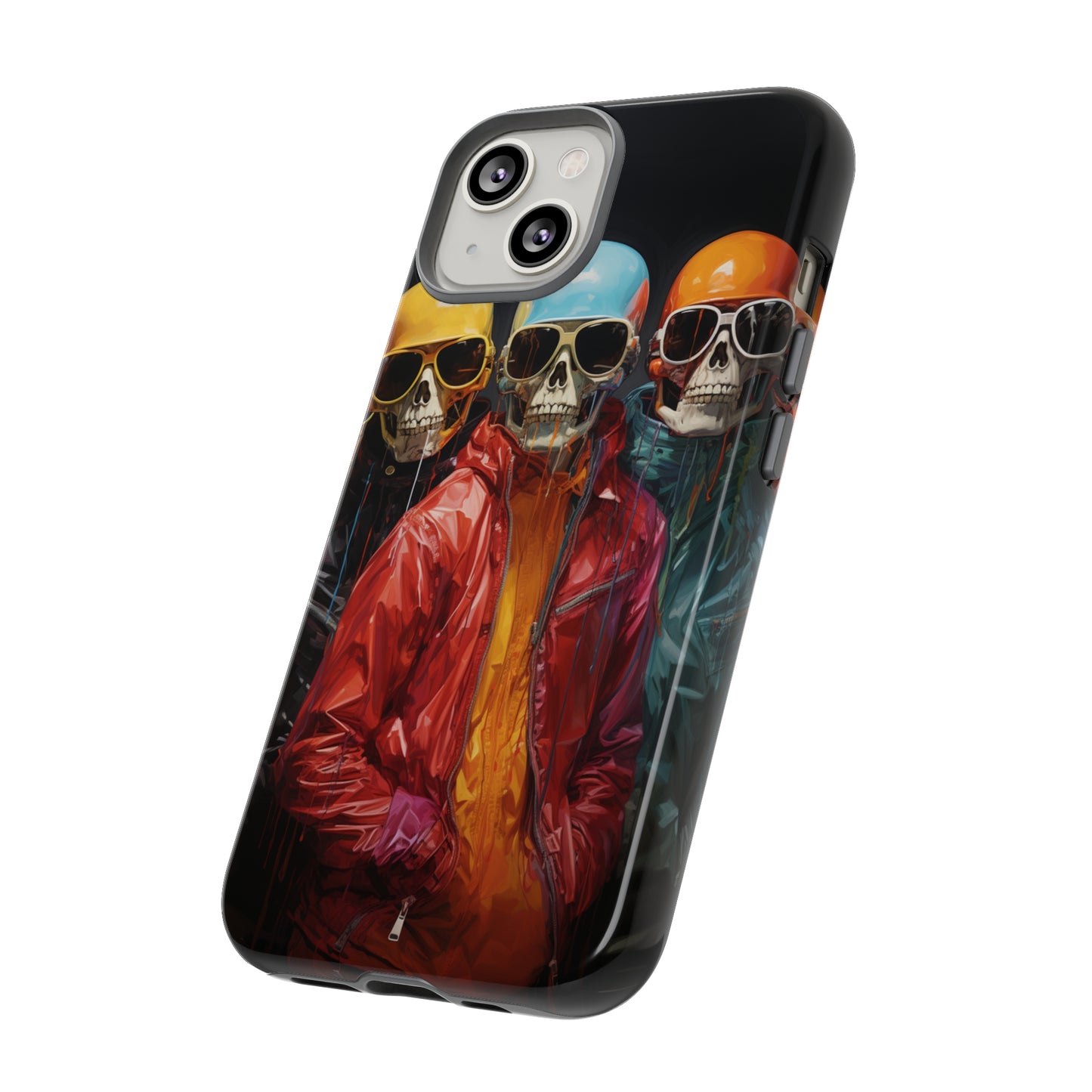 Hipster Skeletons | Halloween | Painting | Spooky | Phone Case | iPhone | Pixel | Samsung