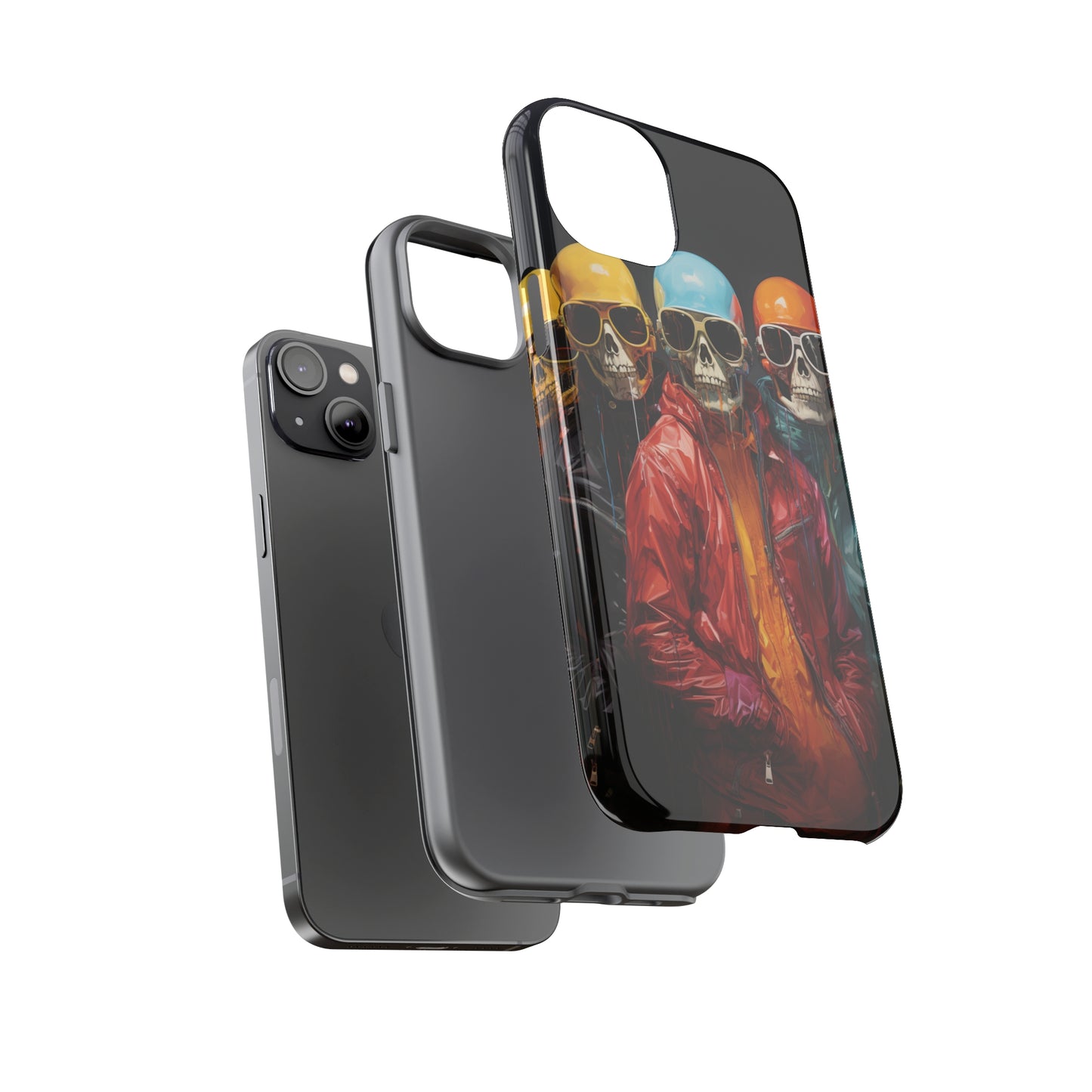 Hipster Skeletons | Halloween | Painting | Spooky | Phone Case | iPhone | Pixel | Samsung