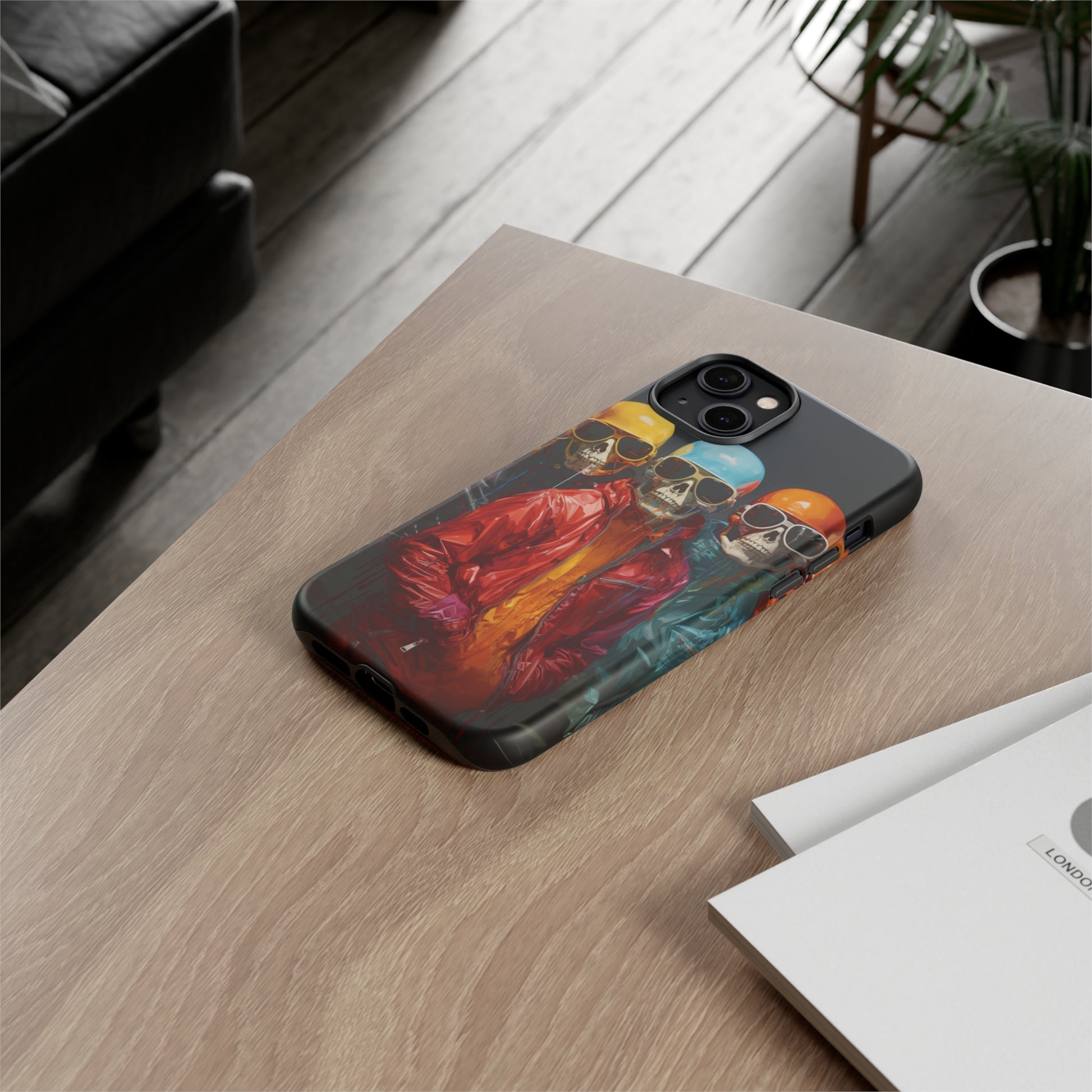 Hipster Skeletons | Halloween | Painting | Spooky | Phone Case | iPhone | Pixel | Samsung