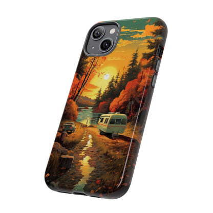 Wisconsin Landscape Retro Phone Case for iPhone 14 Pro Max 13 12 11 Se 2022 Xr Fits Samsung S23 Ultra S22 S21 A54 A14 And Pixel Xl 7 6a 5