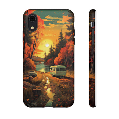 Wisconsin Landscape Retro Phone Case for iPhone 14 Pro Max 13 12 11 Se 2022 Xr Fits Samsung S23 Ultra S22 S21 A54 A14 And Pixel Xl 7 6a 5