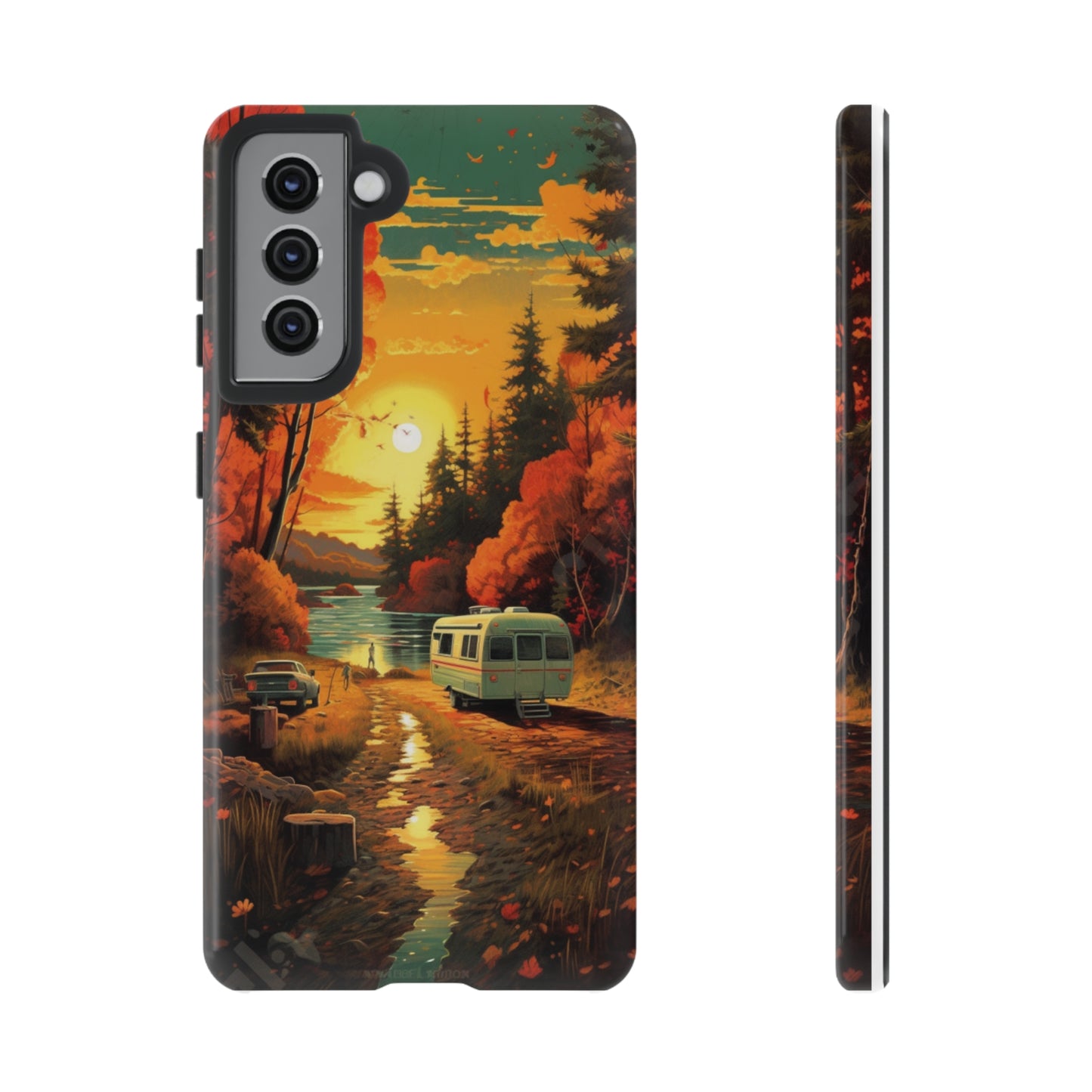 Wisconsin Landscape Retro Phone Case for iPhone 14 Pro Max 13 12 11 Se 2022 Xr Fits Samsung S23 Ultra S22 S21 A54 A14 And Pixel Xl 7 6a 5