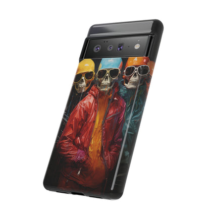 Hipster Skeletons | Halloween | Painting | Spooky | Phone Case | iPhone | Pixel | Samsung