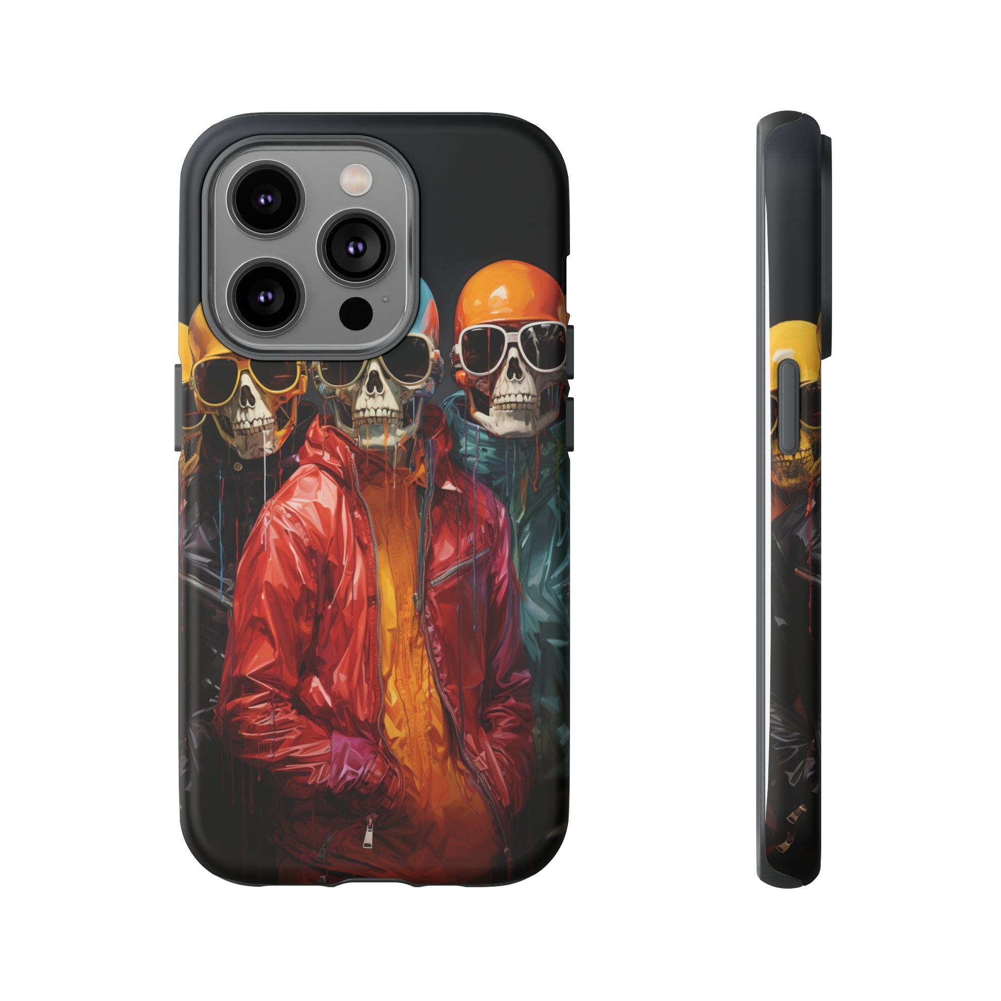 Hipster Skeletons | Halloween | Painting | Spooky | Phone Case | iPhone | Pixel | Samsung