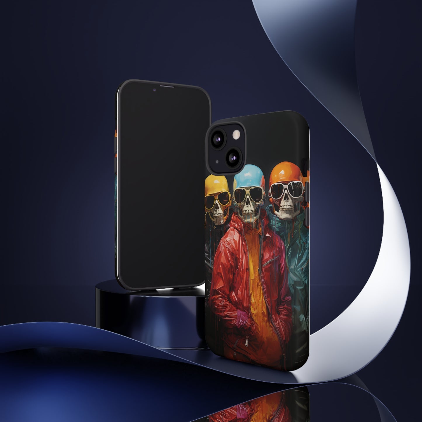 Hipster Skeletons | Halloween | Painting | Spooky | Phone Case | iPhone | Pixel | Samsung