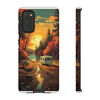 Wisconsin Landscape Retro Phone Case for iPhone 14 Pro Max 13 12 11 Se 2022 Xr Fits Samsung S23 Ultra S22 S21 A54 A14 And Pixel Xl 7 6a 5