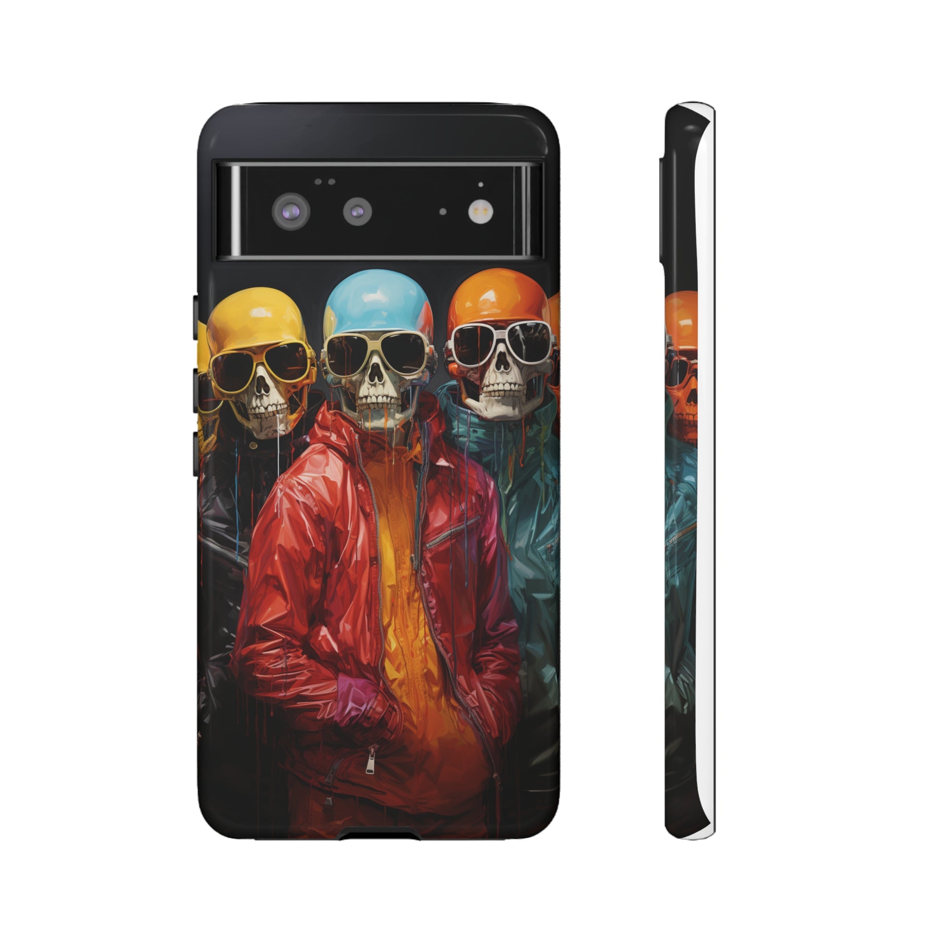 Hipster Skeletons | Halloween | Painting | Spooky | Phone Case | iPhone | Pixel | Samsung