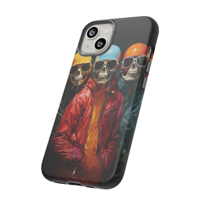 Hipster Skeletons | Halloween | Painting | Spooky | Phone Case | iPhone | Pixel | Samsung