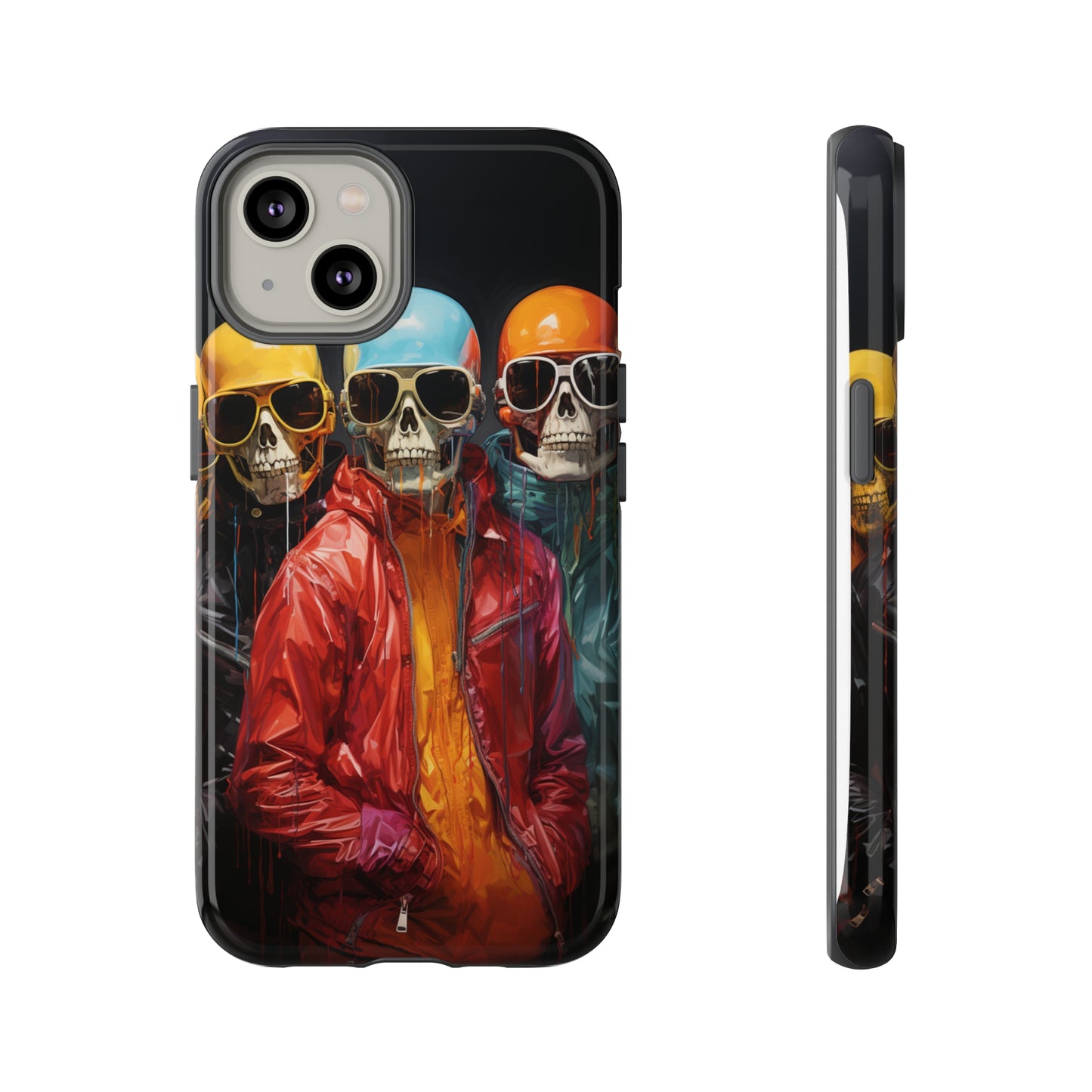 Hipster Skeletons | Halloween | Painting | Spooky | Phone Case | iPhone | Pixel | Samsung