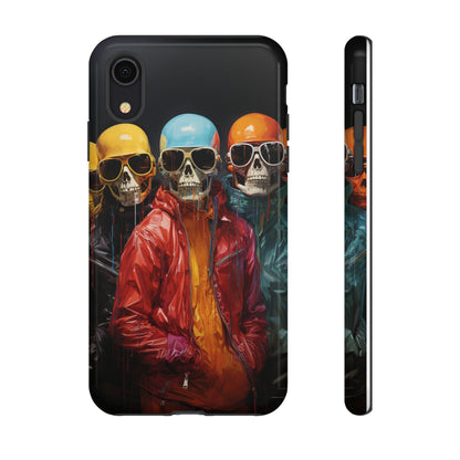 Hipster Skeletons | Halloween | Painting | Spooky | Phone Case | iPhone | Pixel | Samsung