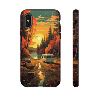 Wisconsin Landscape Retro Phone Case for iPhone 14 Pro Max 13 12 11 Se 2022 Xr Fits Samsung S23 Ultra S22 S21 A54 A14 And Pixel Xl 7 6a 5