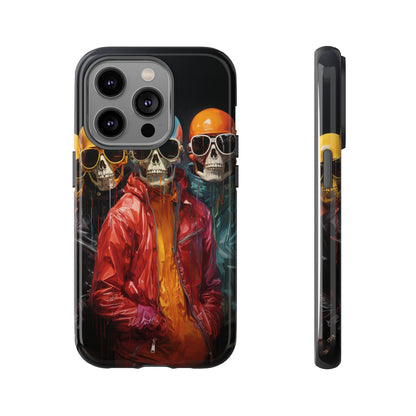 Hipster Skeletons | Halloween | Painting | Spooky | Phone Case | iPhone | Pixel | Samsung