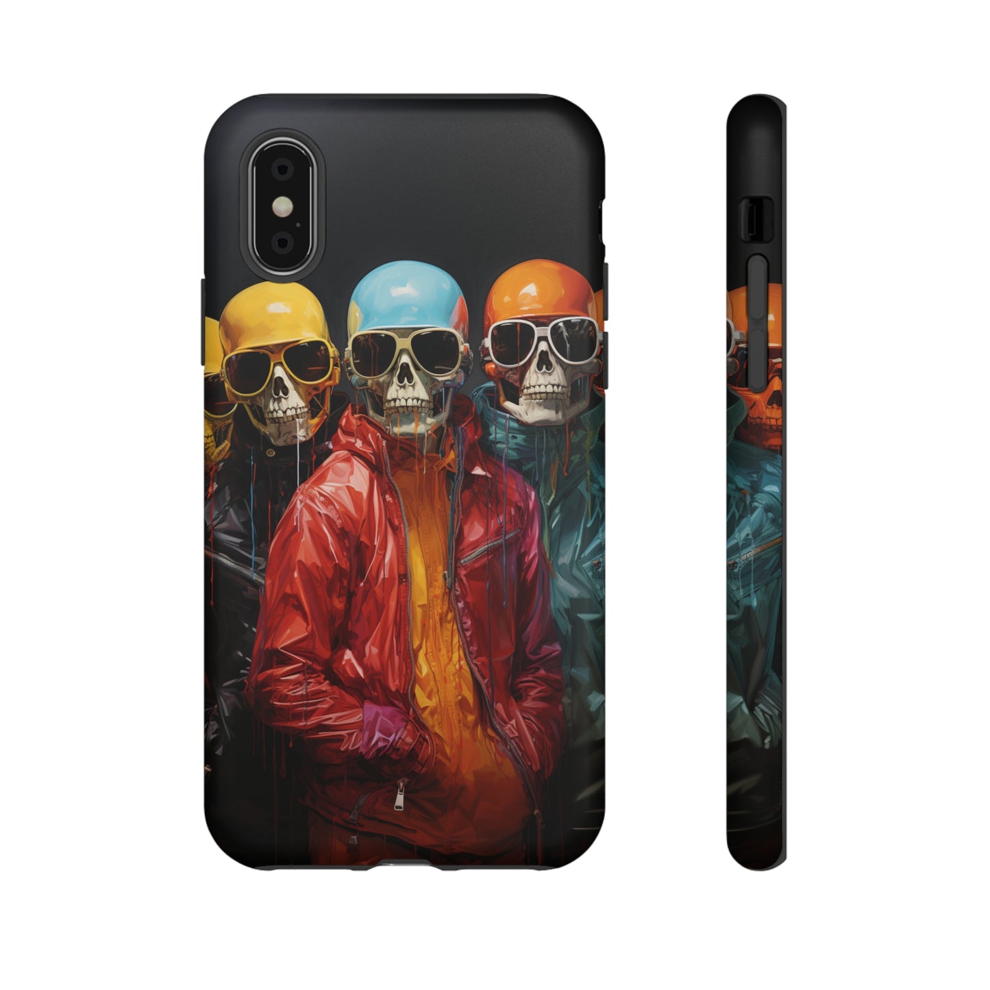 Hipster Skeletons | Halloween | Painting | Spooky | Phone Case | iPhone | Pixel | Samsung