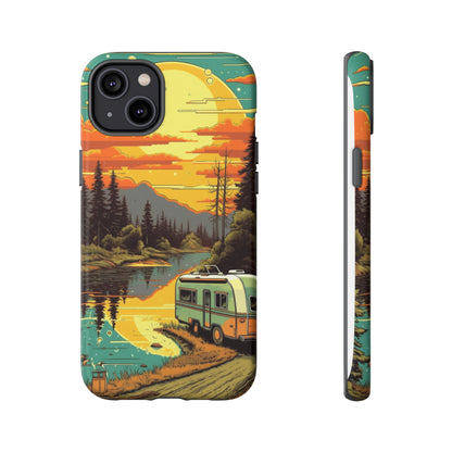 Maryland Retro Landscape Retro Phone Case for iPhone 14 Pro Max 13 12 11 Se 2022 Xr Fits Samsung S23 Ultra S22 S21 A54 A14 & Pixel Xl 7 6a 5