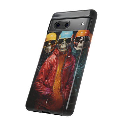 Hipster Skeletons | Halloween | Painting | Spooky | Phone Case | iPhone | Pixel | Samsung