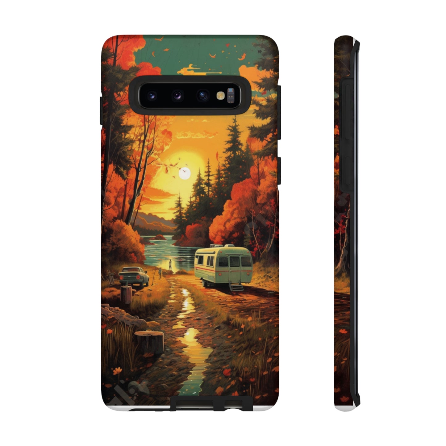 Wisconsin Landscape Retro Phone Case for iPhone 14 Pro Max 13 12 11 Se 2022 Xr Fits Samsung S23 Ultra S22 S21 A54 A14 And Pixel Xl 7 6a 5