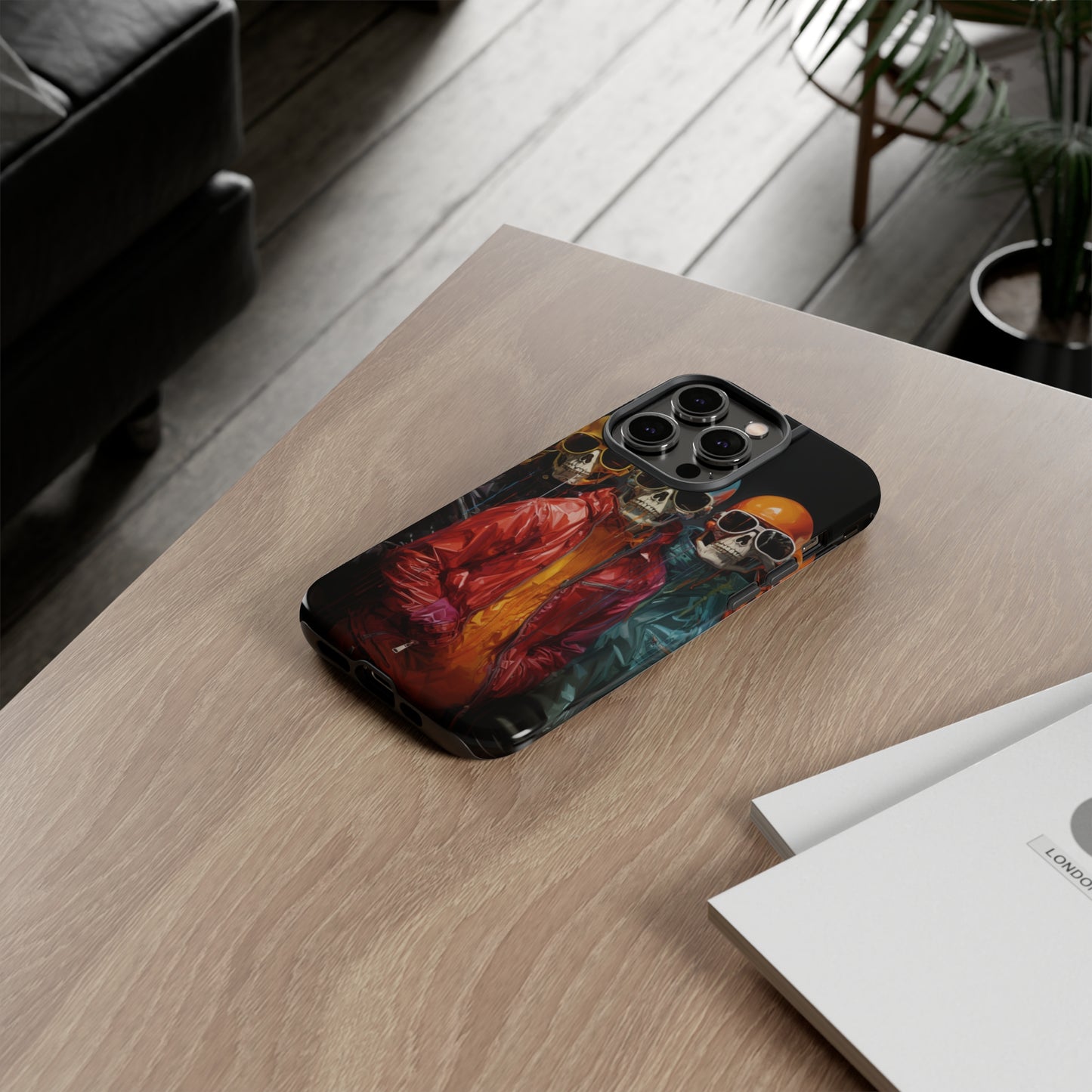 Hipster Skeletons | Halloween | Painting | Spooky | Phone Case | iPhone | Pixel | Samsung