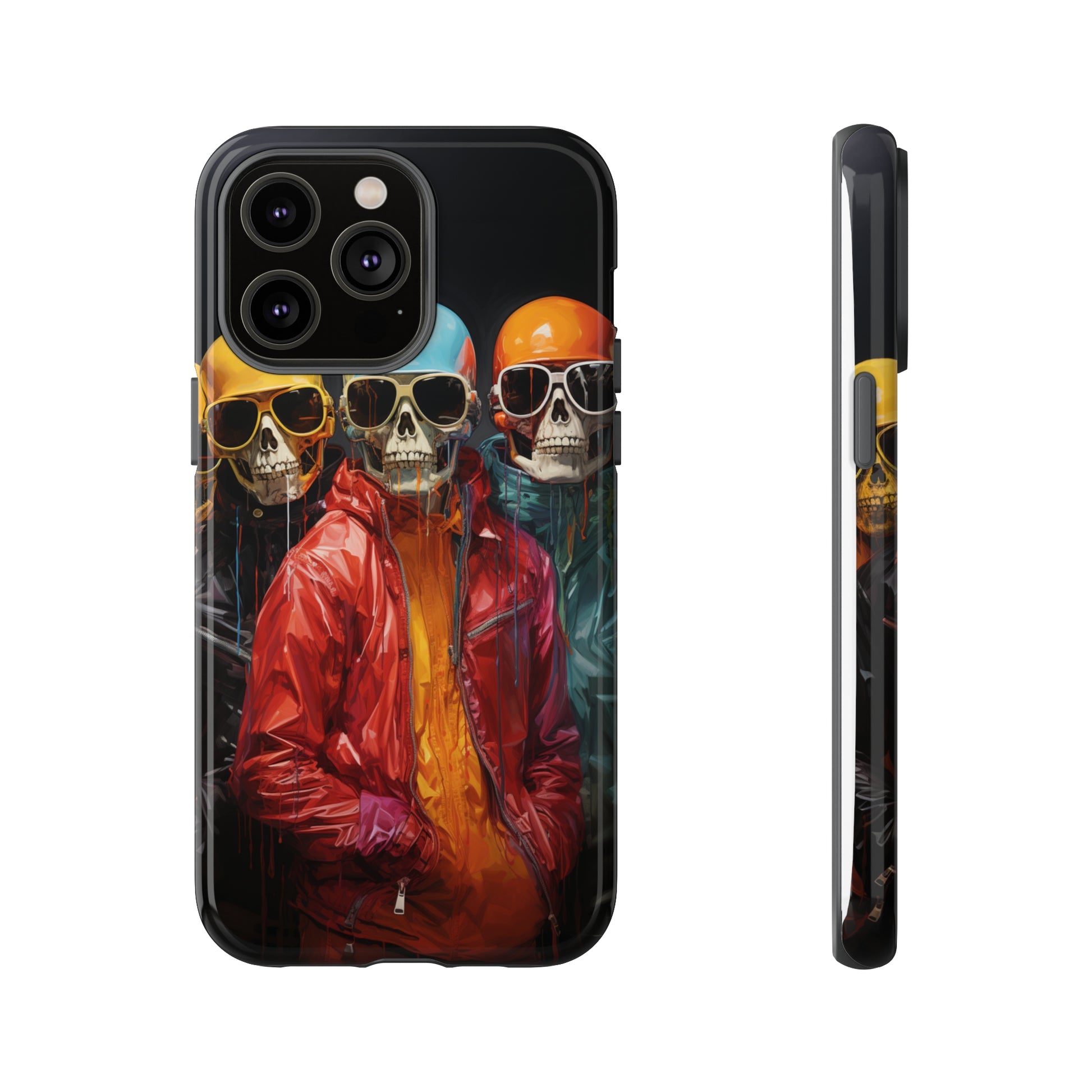 Hipster Skeletons | Halloween | Painting | Spooky | Phone Case | iPhone | Pixel | Samsung