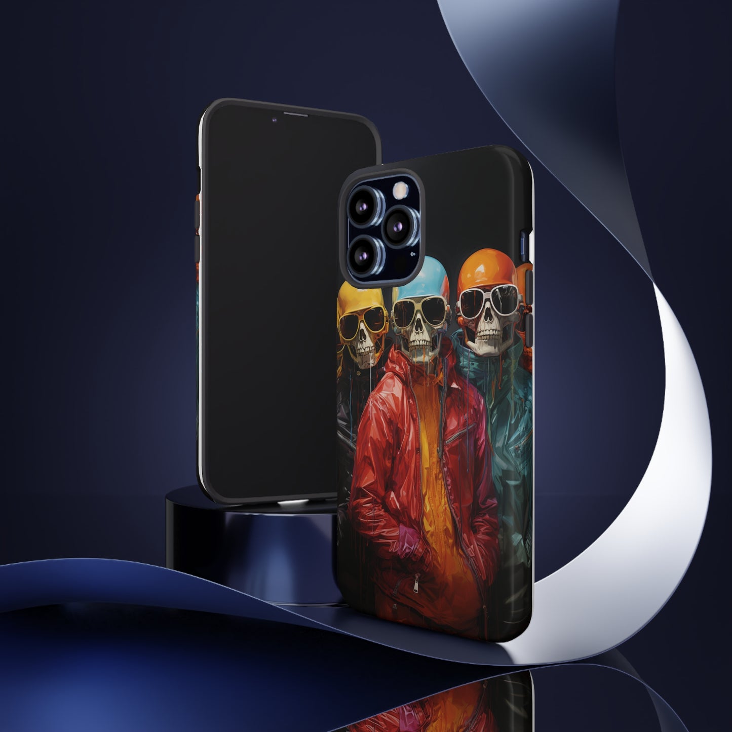 Hipster Skeletons | Halloween | Painting | Spooky | Phone Case | iPhone | Pixel | Samsung