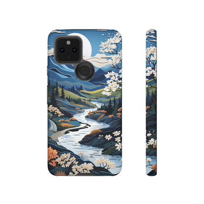 Vermont Landscape Retro Phone Case for iPhone 14 Pro Max 13 12 11 Se 2022 Xr Fits Samsung S23 Ultra S22 S21 A54 A14 And Pixel Xl 7 6a 5