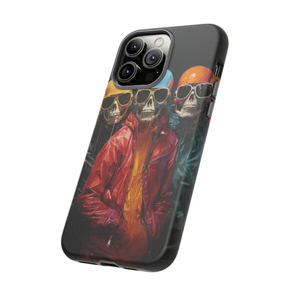 Hipster Skeletons | Halloween | Painting | Spooky | Phone Case | iPhone | Pixel | Samsung