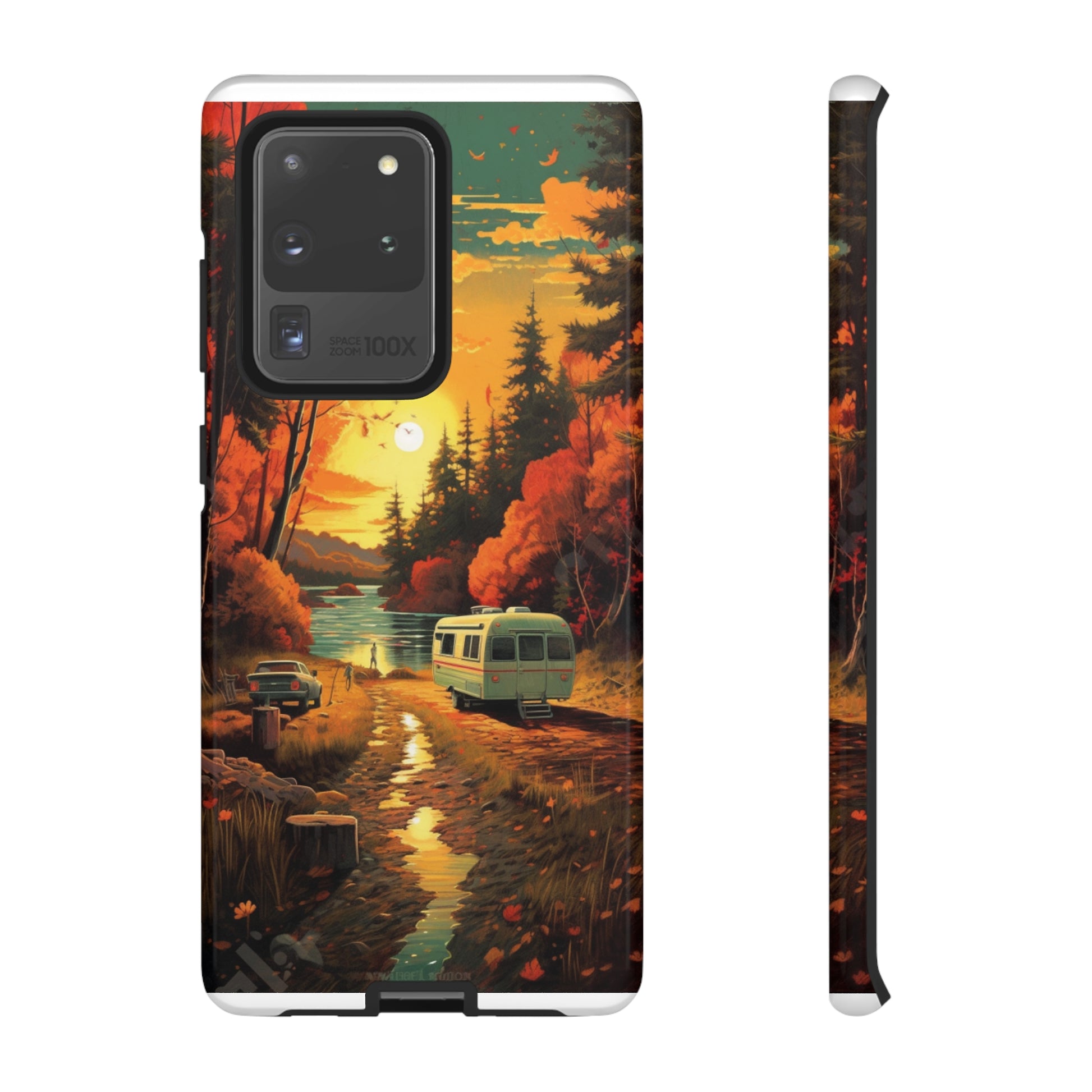 Wisconsin Landscape Retro Phone Case for iPhone 14 Pro Max 13 12 11 Se 2022 Xr Fits Samsung S23 Ultra S22 S21 A54 A14 And Pixel Xl 7 6a 5