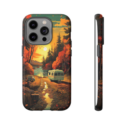 Wisconsin Landscape Retro Phone Case for iPhone 14 Pro Max 13 12 11 Se 2022 Xr Fits Samsung S23 Ultra S22 S21 A54 A14 And Pixel Xl 7 6a 5