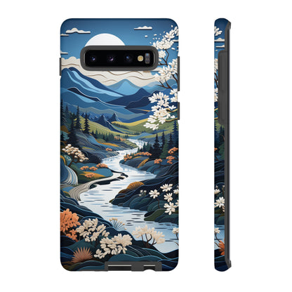 Vermont Landscape Retro Phone Case for iPhone 14 Pro Max 13 12 11 Se 2022 Xr Fits Samsung S23 Ultra S22 S21 A54 A14 And Pixel Xl 7 6a 5