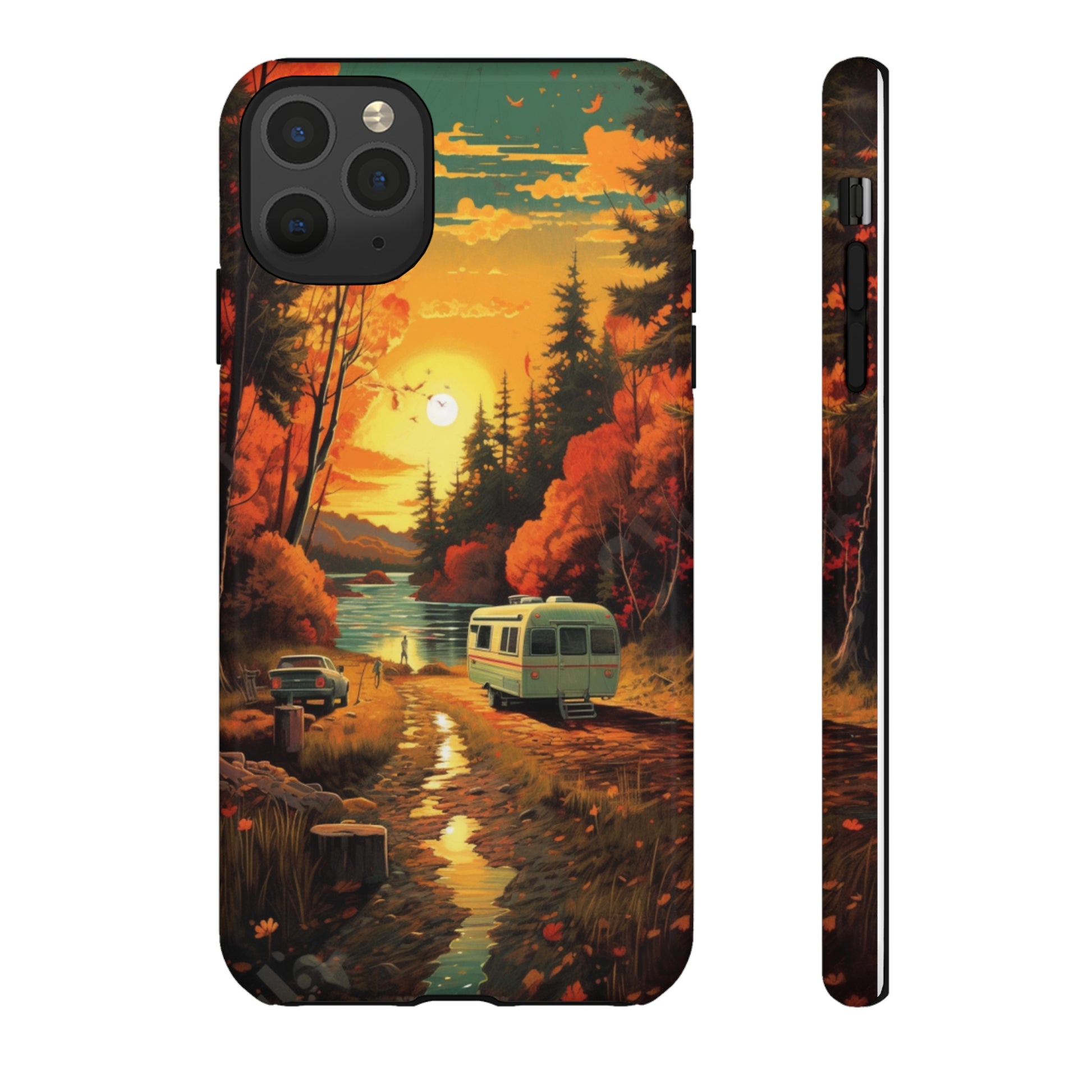 Wisconsin Landscape Retro Phone Case for iPhone 14 Pro Max 13 12 11 Se 2022 Xr Fits Samsung S23 Ultra S22 S21 A54 A14 And Pixel Xl 7 6a 5