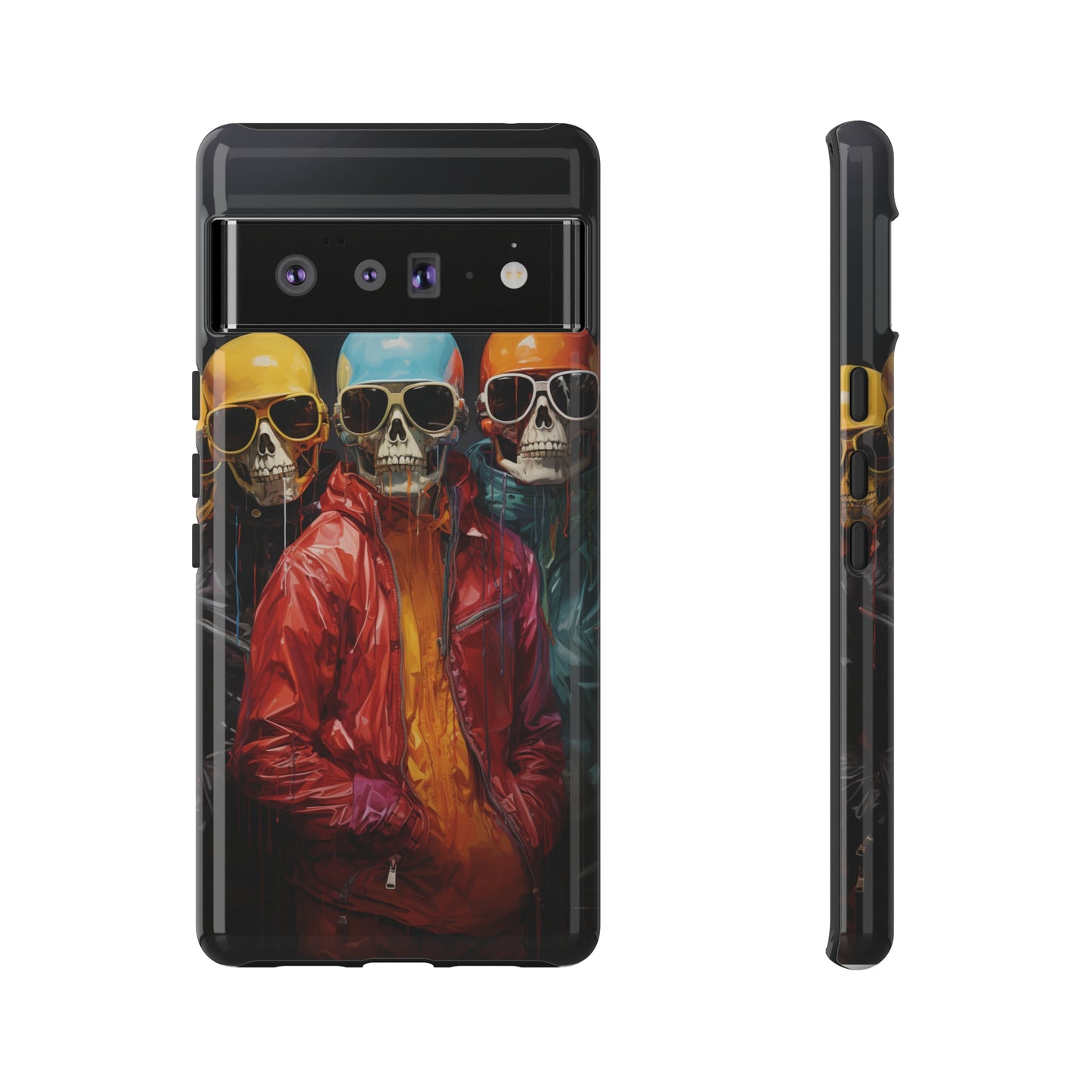 Hipster Skeletons | Halloween | Painting | Spooky | Phone Case | iPhone | Pixel | Samsung