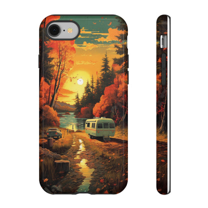 Wisconsin Landscape Retro Phone Case for iPhone 14 Pro Max 13 12 11 Se 2022 Xr Fits Samsung S23 Ultra S22 S21 A54 A14 And Pixel Xl 7 6a 5